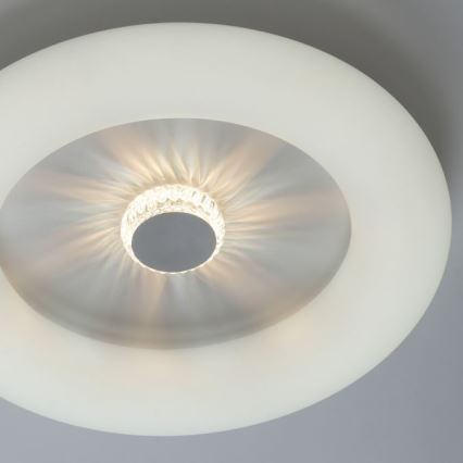 JUST LIGHT. 14383-16 - LED Prigušiva stropna svjetiljka VERTIGO LED/26W/230V 2700-5000K bijela + daljinski upravljač