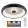 JUST LIGHT. 14384-18 - LED Prigušiva stropna svjetiljka VERTIGO LED/29W/230V 2700-5000K crna + daljinski upravljač