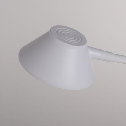 JUST LIGHT. 14414-16 - LED stolna svjetiljka s dodirnim senzorom i regulacijom svjetline, fleksibilnim vratom i bežičnim punjenjem PUCKI LED/4,5W/230V bijela