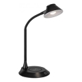 JUST LIGHT. 14414-18 - LED Dimmable fleksibilna dodirna stona lampa s bežičnim punjenjem PUCKI LED/4,5W/230V crna
