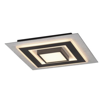 JUST LIGHT. 14439-21 - LED stropno svjetlo CICHIO LED/18,5W/230V + LED/9W 40x40 cm crna