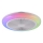 JUST LIGHT. 14623-16 - LED RGBW Prigušivi stropni ventilator sa svjetlom BRENDA LED/22W/230V 3000-6000K Ø 46 cm bijela + daljinski upravljač