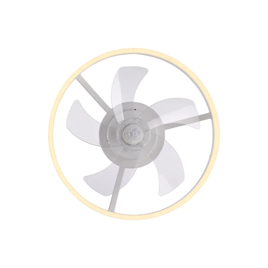 JUST LIGHT. 14624-16 - LED prigušivi stropni ventilator sa svjetlom RITA LED/22W/230V 3000-6000K Ø 50 cm bijela + daljinski upravljač