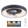 JUST LIGHT. 14644-18 - LED Prigušiva stropna svjetiljka s ventilatorom VENIKA LED/36W/230V pr. 48,6 cm 2700-5000K + daljinski upravljač