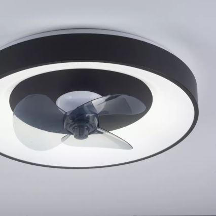 JUST LIGHT. 14644-18 - LED Prigušiva stropna svjetiljka s ventilatorom VENIKA LED/36W/230V pr. 48,6 cm 2700-5000K + daljinski upravljač