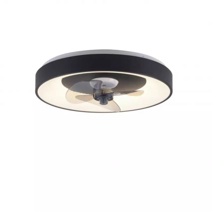 JUST LIGHT. 14644-18 - LED Prigušiva stropna svjetiljka s ventilatorom VENIKA LED/36W/230V pr. 48,6 cm 2700-5000K + daljinski upravljač
