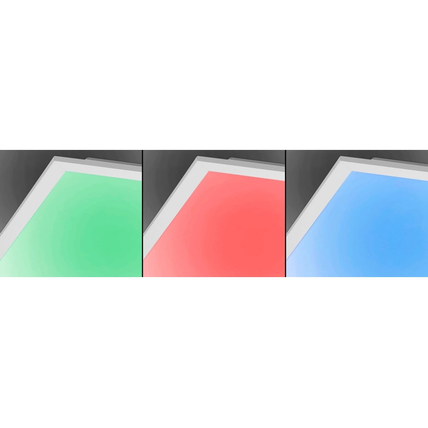 JUST LIGHT. 14681-16 - LED RGB Prigušivi nadgradni panel LOLA FLAT LED/28W/230V 2700-5000K + daljinski upravljač