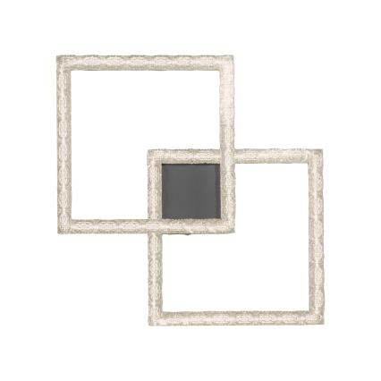 JUST LIGHT. 14732-18 - LED stropna svjetiljka GLITRA LED/17,5W/230V 37,6x37,6 cm crna
