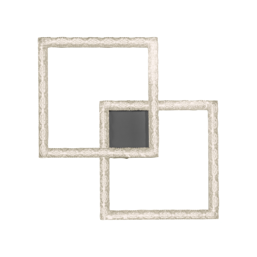 JUST LIGHT. 14732-18 - LED stropna svjetiljka GLITRA LED/17,5W/230V 37,6x37,6 cm crna