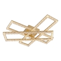 JUST LIGHT. 14733-60 - LED stropna svjetiljka GLITRA LED/35W/230V 57,25x72,05 cm zlatna