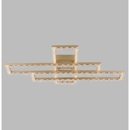 JUST LIGHT. 14733-60 - LED stropna svjetiljka GLITRA LED/35W/230V 57,25x72,05 cm zlatna
