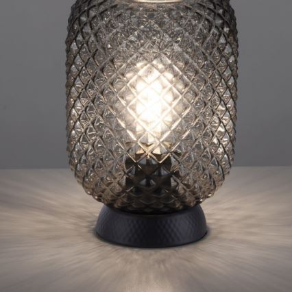JUST LIGHT. 14906-18 - Stolna lampa REISHI 1xE27/40W/230V crna