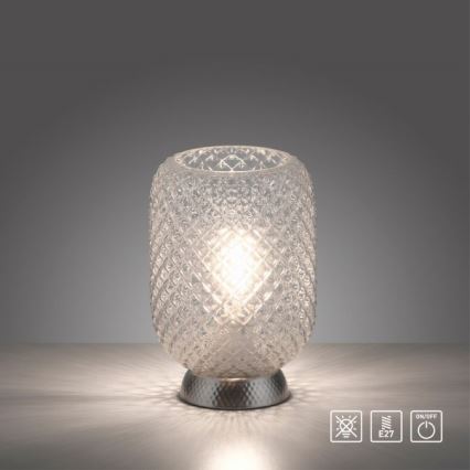 JUST LIGHT. 14906-55 - Stolna lampa REISHI 1xE27/40W/230V mat krom