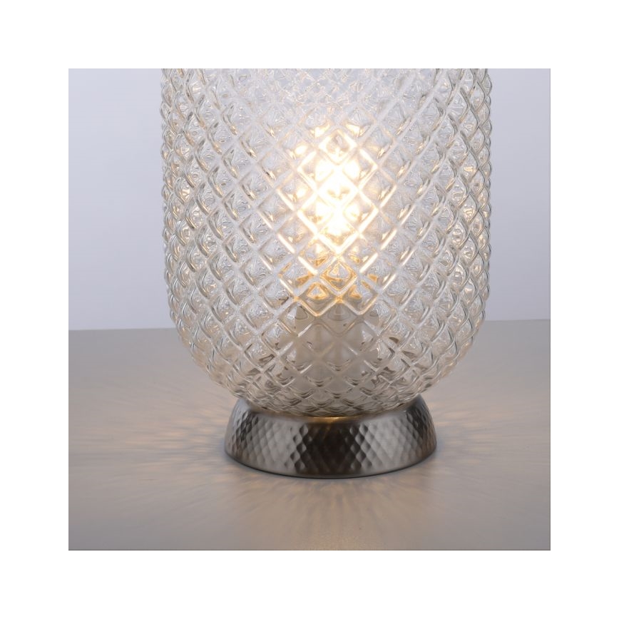 JUST LIGHT. 14906-55 - Stolna lampa REISHI 1xE27/40W/230V mat krom