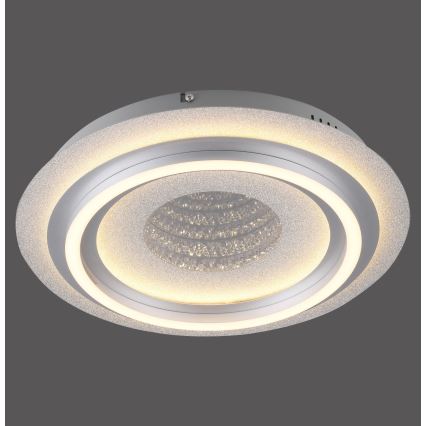 JUST LIGHT. 15089-21 - LED stropno svjetlo CICHIO LED/36W/230V promjer 40 cm matni krom