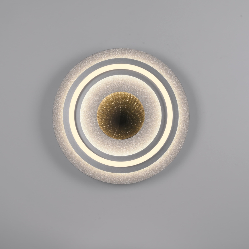 JUST LIGHT. 15089-21 - LED stropno svjetlo CICHIO LED/36W/230V promjer 40 cm matni krom
