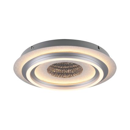 JUST LIGHT. 15089-21 - LED stropno svjetlo CICHIO LED/36W/230V promjer 40 cm matni krom