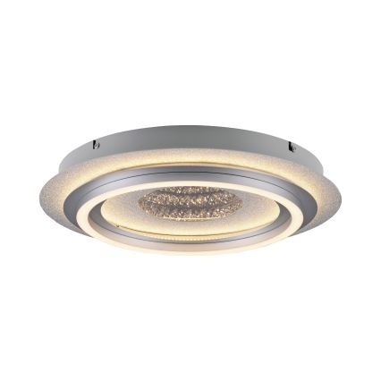 JUST LIGHT. 15089-21 - LED stropno svjetlo CICHIO LED/36W/230V promjer 40 cm matni krom