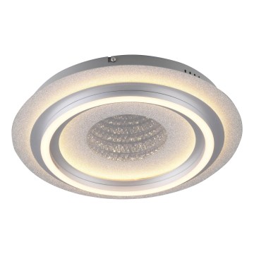 JUST LIGHT. 15089-21 - LED stropno svjetlo CICHIO LED/36W/230V promjer 40 cm matni krom