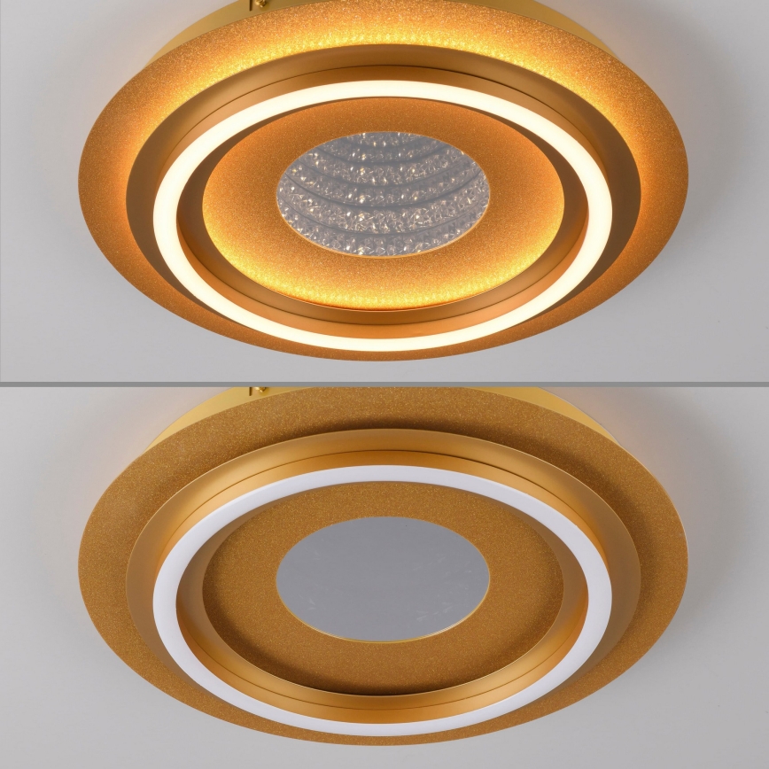 JUST LIGHT. 15089-60 - LED stropno svjetlo CICHIO LED/36W/230V Ø 40 cm zlatno
