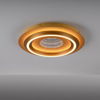 JUST LIGHT. 15089-60 - LED stropno svjetlo CICHIO LED/36W/230V Ø 40 cm zlatno