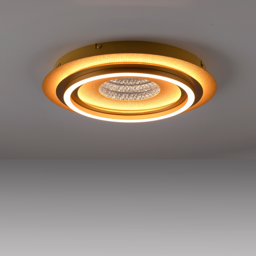 JUST LIGHT. 15089-60 - LED stropno svjetlo CICHIO LED/36W/230V Ø 40 cm zlatno