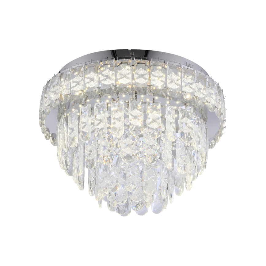 JUST LIGHT. 15092-17 - LED stropna svjetiljka KULUNKA LED/33W/230V pr. 38 cm sjajni krom