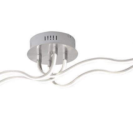 JUST LIGHT. 15126-55 - LED Nadgradni luster WAVE LED/29,4W/230V mat krom