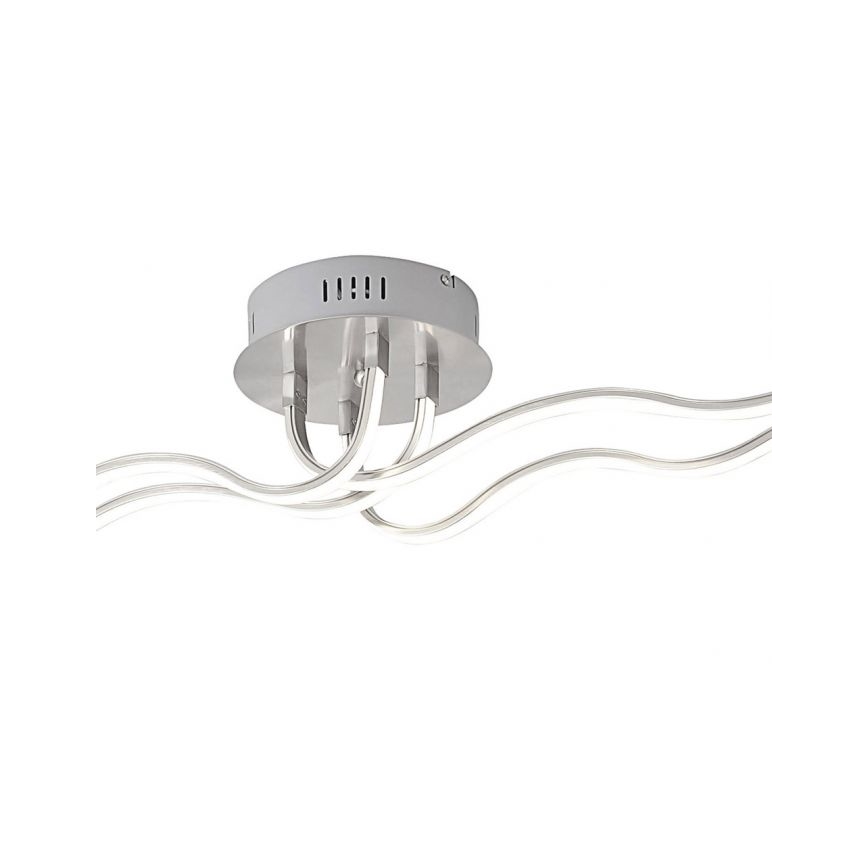 JUST LIGHT. 15126-55 - LED Nadgradni luster WAVE LED/29,4W/230V mat krom