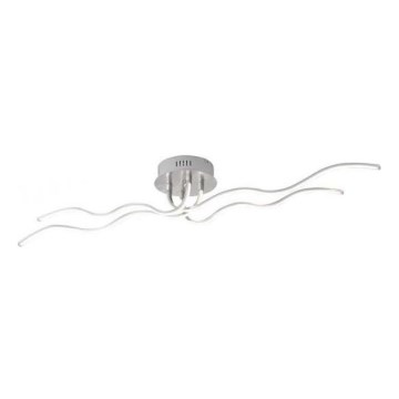 JUST LIGHT. 15126-55 - LED Nadgradni luster WAVE LED/29,4W/230V mat krom