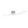 JUST LIGHT. 15126-55 - LED Nadgradni luster WAVE LED/29,4W/230V mat krom