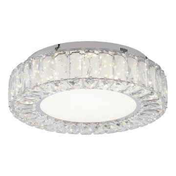 JUST LIGHT. 15221-17 - LED stropna svjetiljka KULUNKA LED/32W/230V, promjer 37 cm, sjajni krom