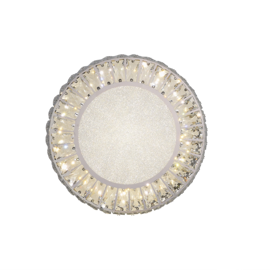 JUST LIGHT. 15221-17 - LED stropna svjetiljka KULUNKA LED/32W/230V, promjer 37 cm, sjajni krom