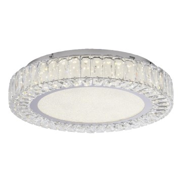 JUST LIGHT. 15222-17 - LED stropna svjetiljka KULUNKA LED/46W/230V Ø 50 cm sjajni krom