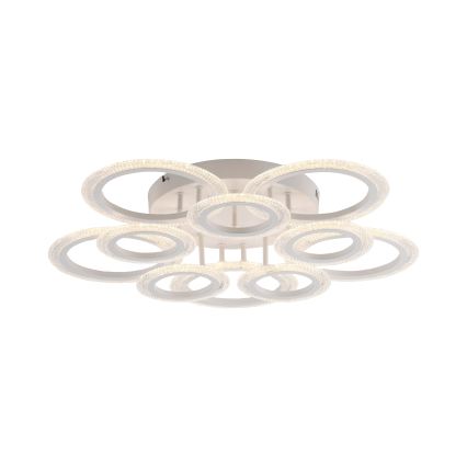 JUST LIGHT. 15268-16 - LED stropna svjetiljka CRYSTALLO LED/48,5W/230V Ø 68,6 cm bijela