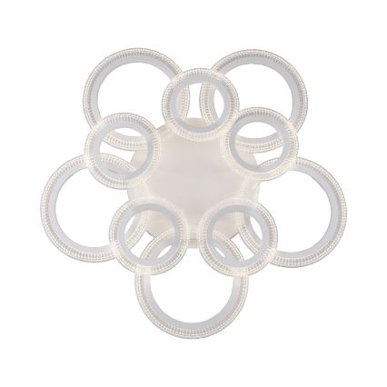 JUST LIGHT. 15268-16 - LED stropna svjetiljka CRYSTALLO LED/48,5W/230V Ø 68,6 cm bijela