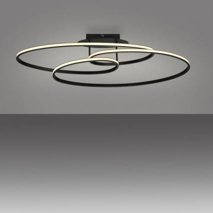 JUST LIGHT. 15321-18 - LED Stropna svjetiljka LUMACA LED/33W/230V crna