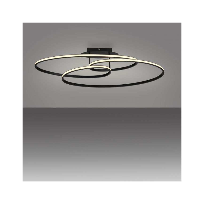 JUST LIGHT. 15321-18 - LED Stropna svjetiljka LUMACA LED/33W/230V crna