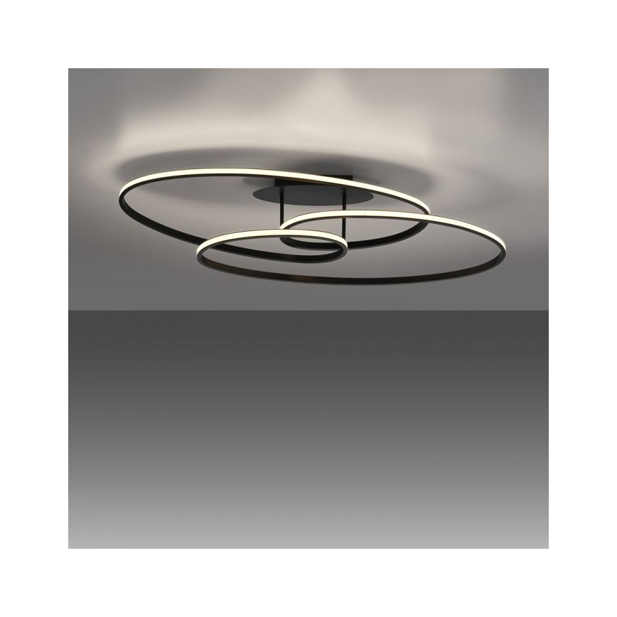 JUST LIGHT. 15321-18 - LED Stropna svjetiljka LUMACA LED/33W/230V crna