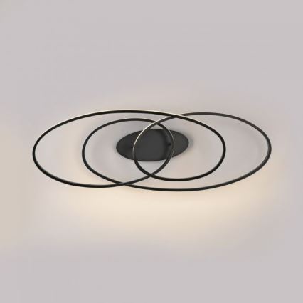 JUST LIGHT. 15321-18 - LED Stropna svjetiljka LUMACA LED/33W/230V crna