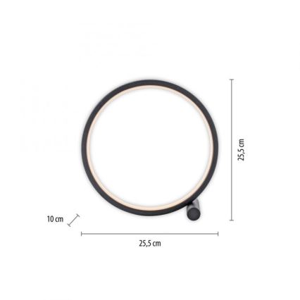 JUST LIGHT. 15395-18 - LED Stolna lampa MINI RITUS LED/10,5W/230V crna