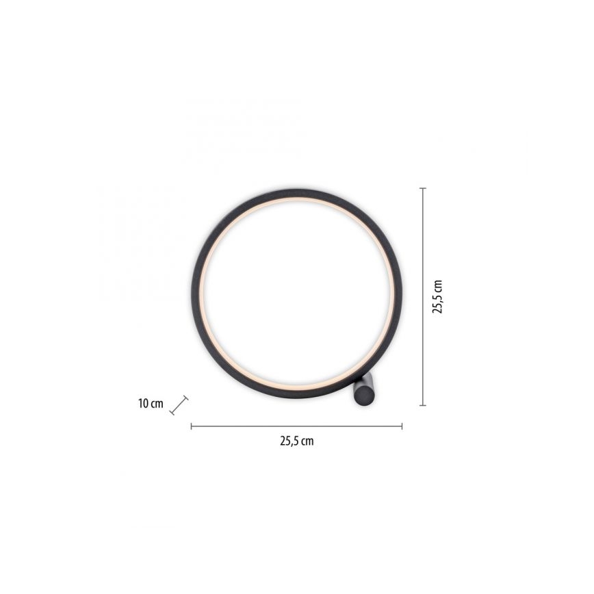 JUST LIGHT. 15395-18 - LED Stolna lampa MINI RITUS LED/10,5W/230V crna