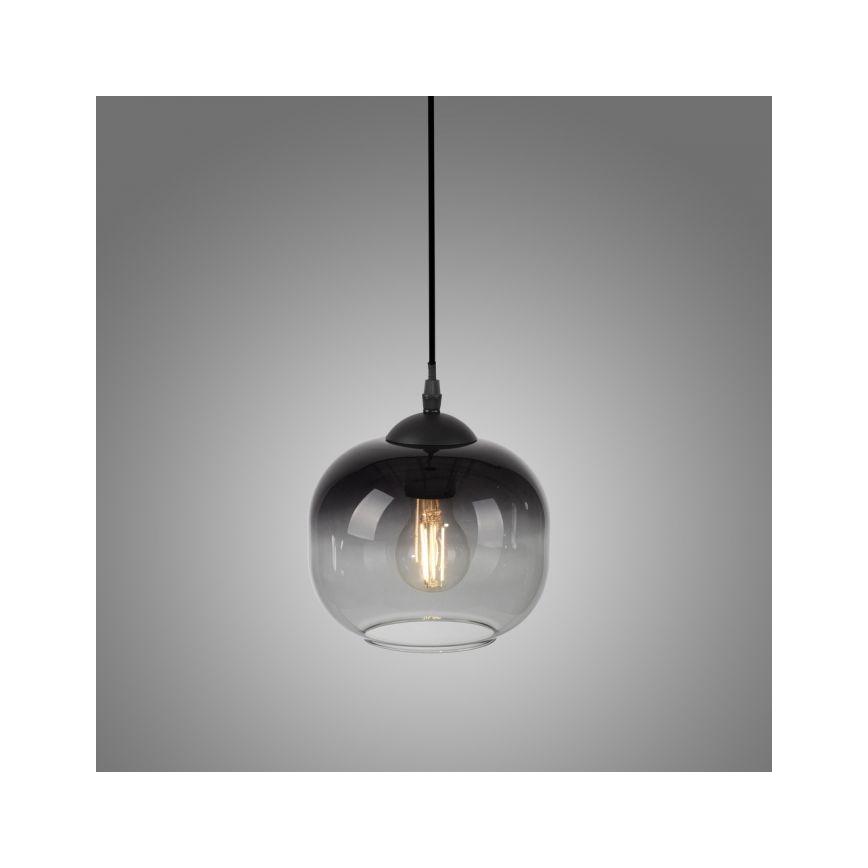JUST LIGHT. 15420-18 - Luster na sajli ZEA 1xE27/25W/230V crna