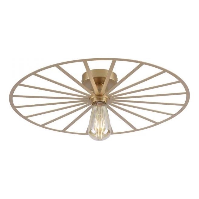 JUST LIGHT. 15636-60 - Stropna svjetiljka SPIKE 1xE27/40W/230V pr. 50 cm mesing