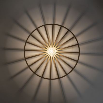 JUST LIGHT. 15636-60 - Stropna svjetiljka SPIKE 1xE27/40W/230V pr. 50 cm mesing