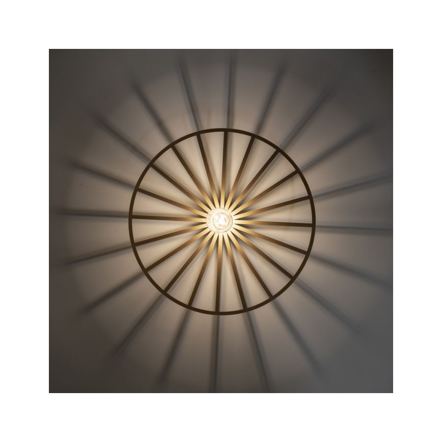 JUST LIGHT. 15636-60 - Stropna svjetiljka SPIKE 1xE27/40W/230V pr. 50 cm mesing