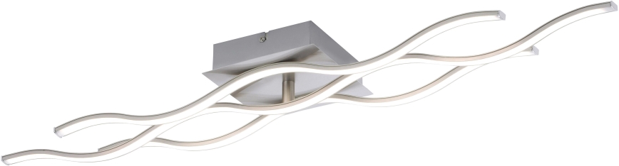 JUST LIGHT. 16266-55 - LED RGB Dimmabilno stropno svjetlo LOLA WAVE LED/30W/230V 2700-5000K + daljinski upravljač