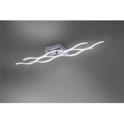 JUST LIGHT. 16266-55 - LED RGB Dimmabilno stropno svjetlo LOLA WAVE LED/30W/230V 2700-5000K + daljinski upravljač