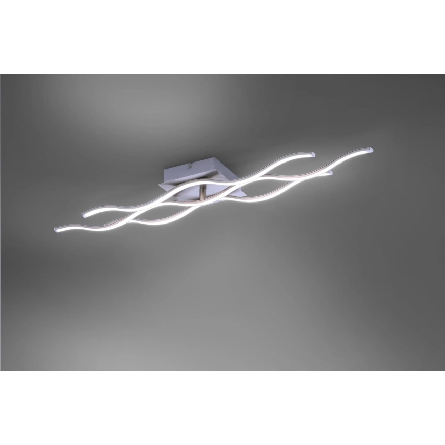 JUST LIGHT. 16266-55 - LED RGB Dimmabilno stropno svjetlo LOLA WAVE LED/30W/230V 2700-5000K + daljinski upravljač
