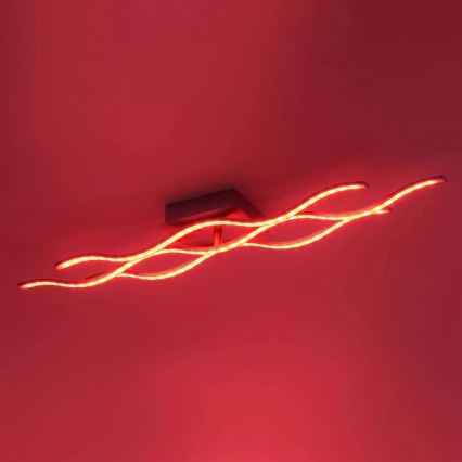 JUST LIGHT. 16266-55 - LED RGB Dimmabilno stropno svjetlo LOLA WAVE LED/30W/230V 2700-5000K + daljinski upravljač